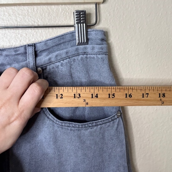 Isabel Marant Skirt Womens 40 Gray Etoile Denim A-line Mid-Length Slit Front - Picture 6 of 11